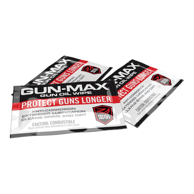 Gun-Max Gun Oil Wipes – 25 Pack