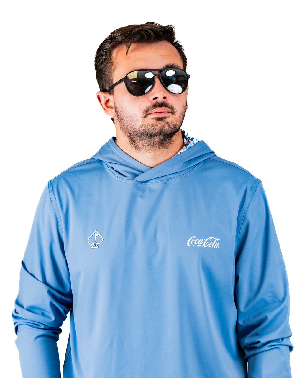 Performance Golf Hoodie - Coca-Cola Glacier Blue